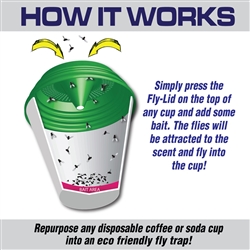 Fly Lid Trap As Seen on TV