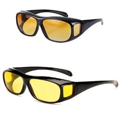 HD Polarized Wraparound Fit Over Sunglasses & NIght Vision