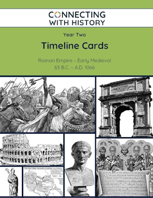 Timeline Card for Connecting with History Volume 2, Early Medieval and New Testament