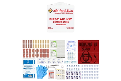 ABC MANITOBA FIRST AID KIT - BASIC - METAL CASE - CSA TYPE 2 MEDIUM