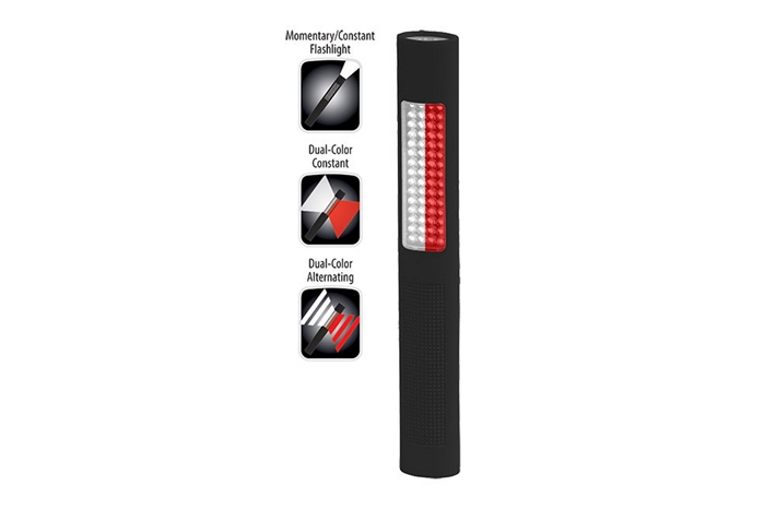 NIGHTSTICK SAFETY LIGHT / FLASHLIGHT - WHITE / RED