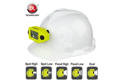 NIGHTSTICK INTRINSICALLY SAFE LOW PROFILE DUAL-LIGHT HEADLAMP WITH HARD HAT CLIP