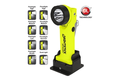 NIGHTSTICK INTRANT INTRINSICALLY SAFE DUAL-LIGHT ANGLE LIGHT - RECHARGEABLE