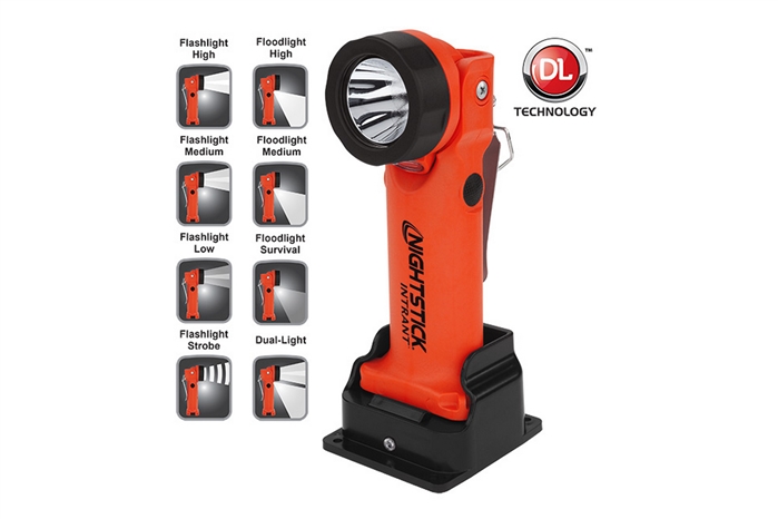 NIGHTSTICK INTRANT INTRINSICALLY SAFE DUAL-LIGHT ANGLE LIGHT - RECHARGEABLE