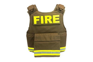 F1 UNIVERSAL FIRE CARRIER - ONE SIZE BODY ARMOR BALLISTIC VEST - FIRE / EMS