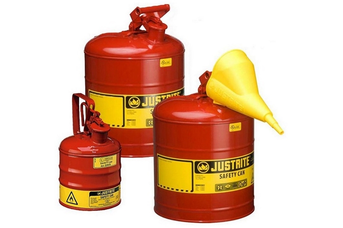 JUSTRITE TYPE 1 SAFETY CANS
