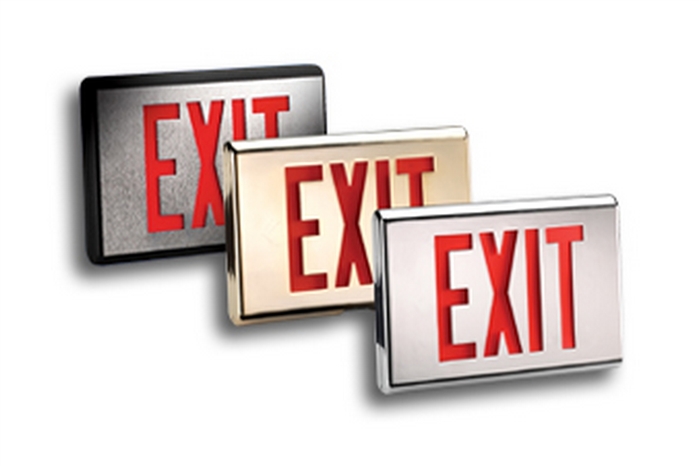 READY-LITE CX2000 SERIES DIE-CAST ALUMINUM EXIT SIGNS