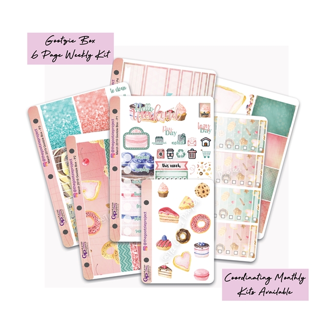 2019 March Box Stickers