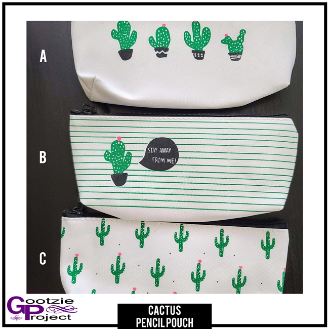 2020 March Box Cactus Pen Pouch