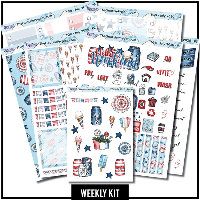 2020 July Box Stickers