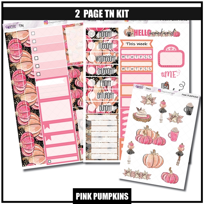 Pink Pumpkins B6/Mini Kit