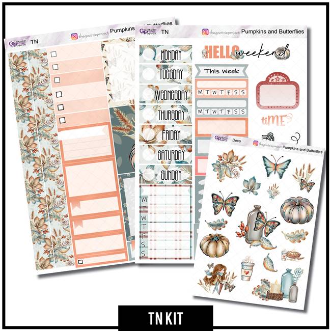 Pumpkins And Butterflies B6/Mini Kit