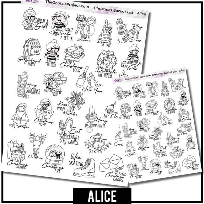 Alice Christmas Bucketlist