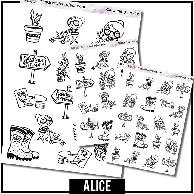 Alice Gardening