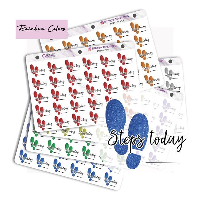 30 Day Step Challenge - Rainbow