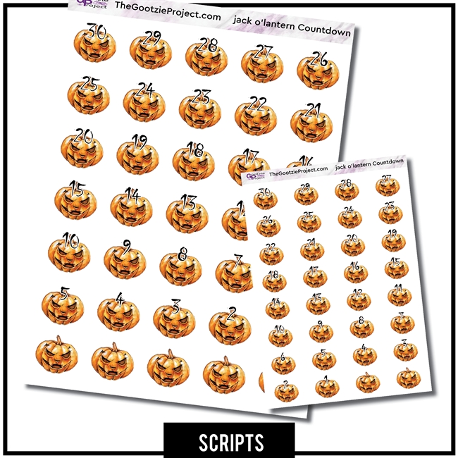 Jack O' Lantern Countdowns