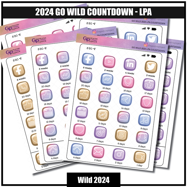 Basic Llama Go Wild 2024 Dallas Countdown