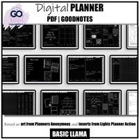 Go Wild Washington DC 23 | Digital Goodnotes | Blackout Planner Blackout