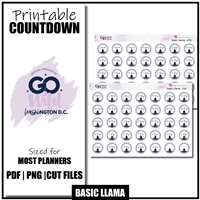 WashiNGTON GW 2023 Basic Llama Countdown - Download
