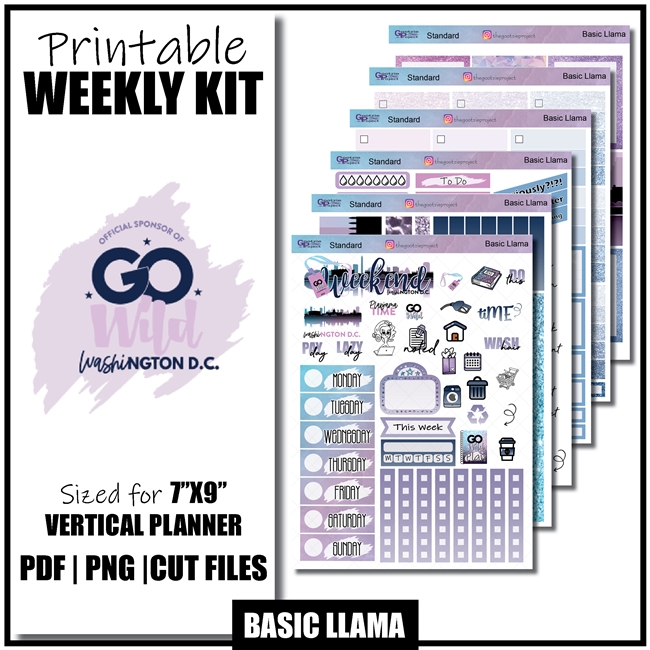 WashiNGTON GW 2023 Basic Llama Standard Weekly - Download