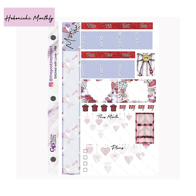 Stitched with Love Hobo Monthly Kit