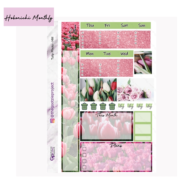 Tulips Photo Hobo Monthly Kit