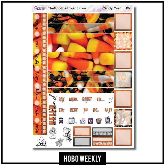 Candy Corn Photo Hobo Weekly Kit