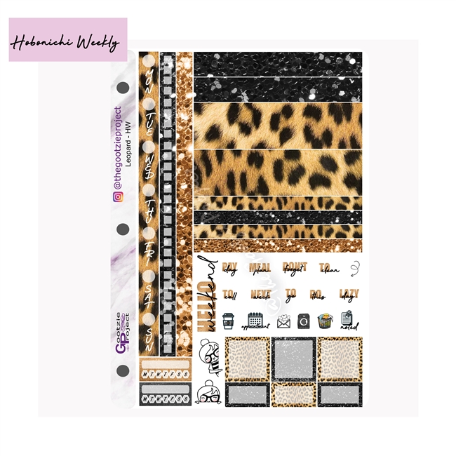 Leopard Photo Hobo Weekly Kit