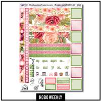 Roses and Glitter Hobo Weekly Kit