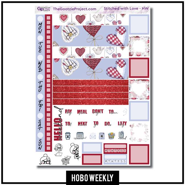 Stitched with Love Hobo Weekly Kit