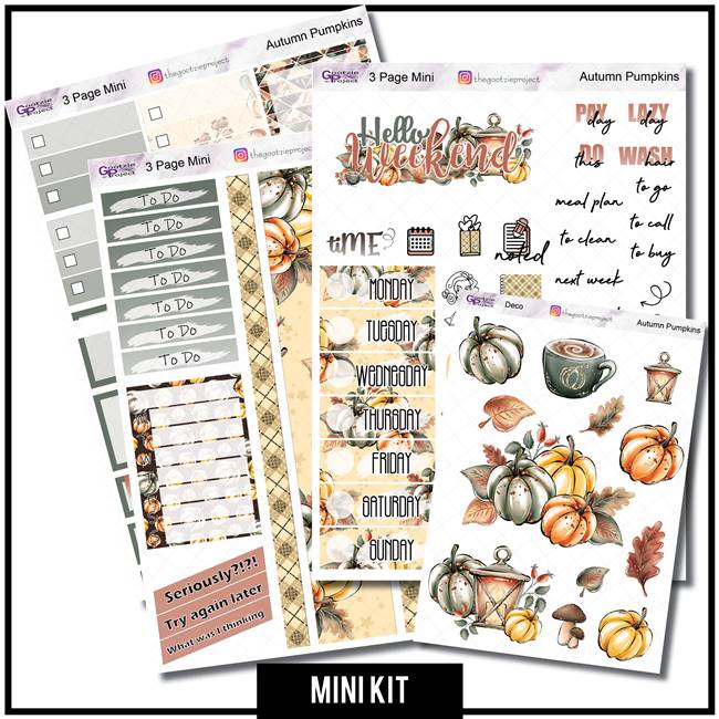 Autumn Pumpkins Mini Kit