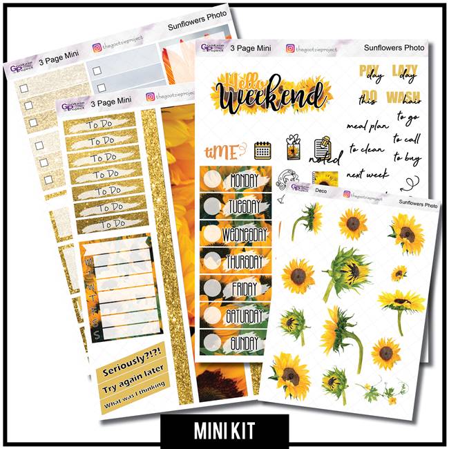 Sunflower Photo Mini Kit