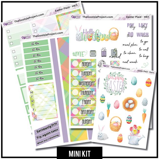 Easter Plaid Mini Kit