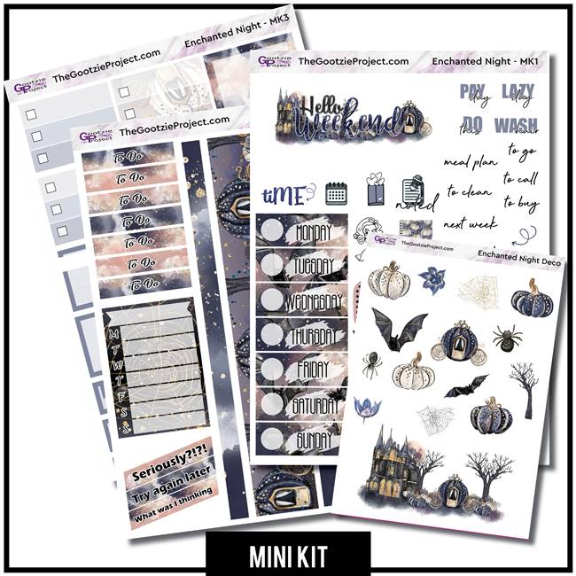 Enchanted Night 3 Page Mini Kit