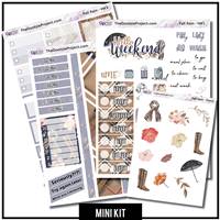 Fall Rain 3 Page Mini Kit