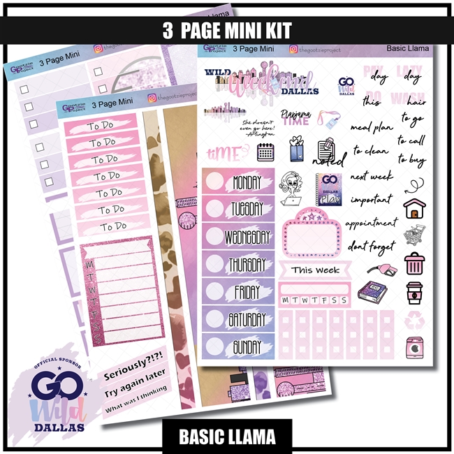 Dallas GW 2024 Basic Llama Mini Kit