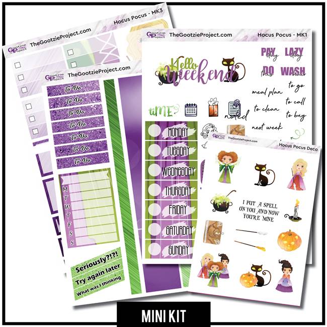 Hocus Pocus 3 Page Mini Kit