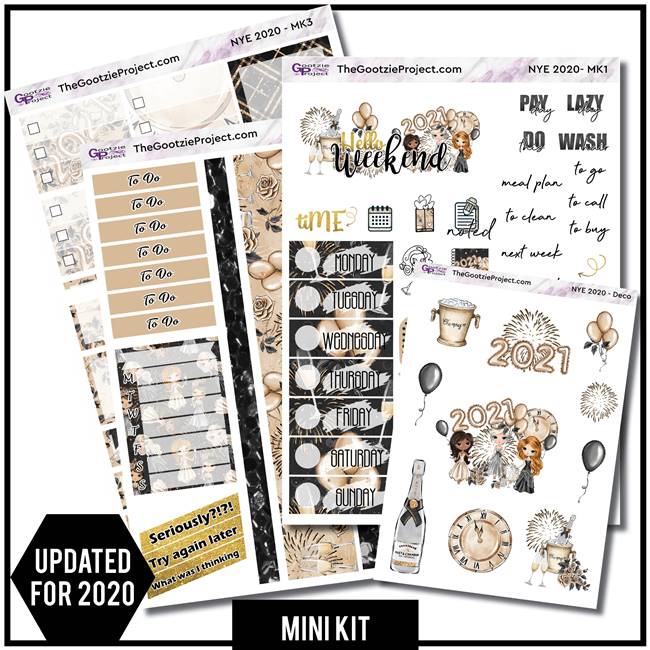 NYE 2020 3 Page Mini Kit