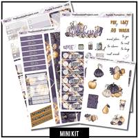 Purple Pumpkins 3 Page Mini Kit