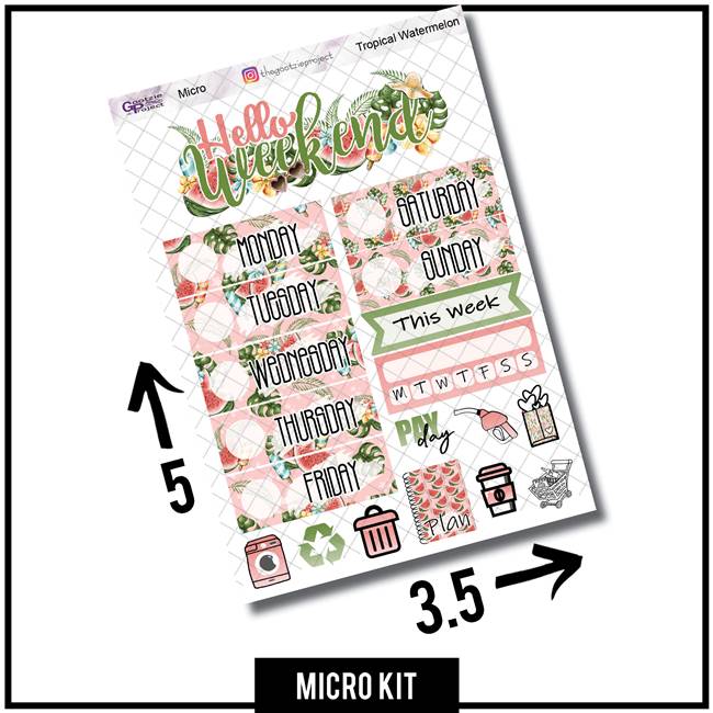 Tropical Watermelon Micro Kit