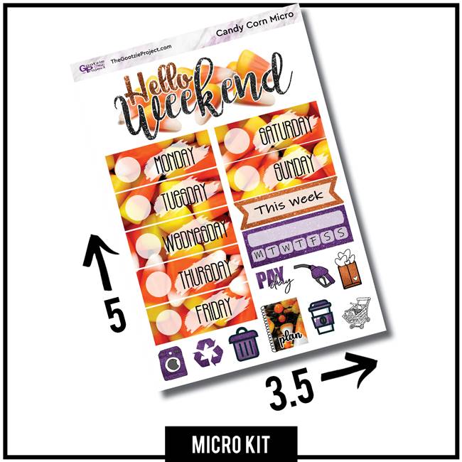 Candy Corn Photo Micro Kit