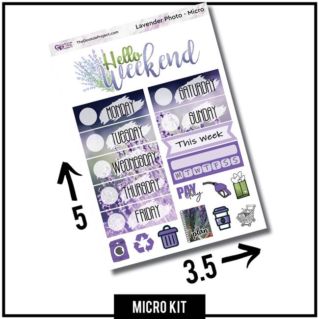 Lavender Photo Micro Kit