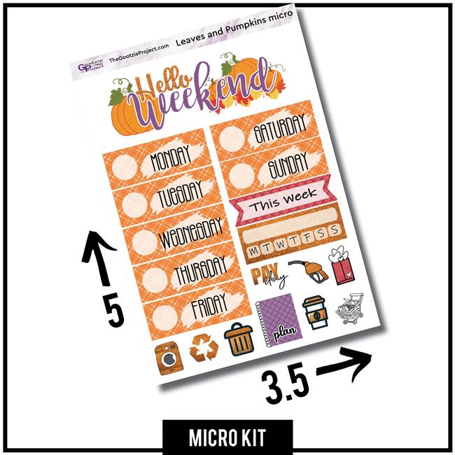 Leaves and Pumpkins Micro Kit