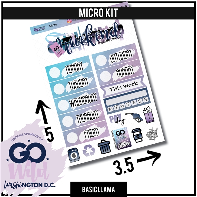 WashiNGTON GW 2023 Basic Llama Micro Kit