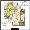 Spring Flowers Tabs or Dashboards 3 Side Set A