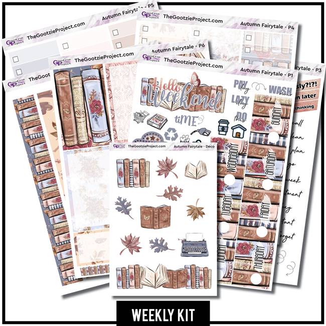 Autumn Fairytales Happy Planner Weekly