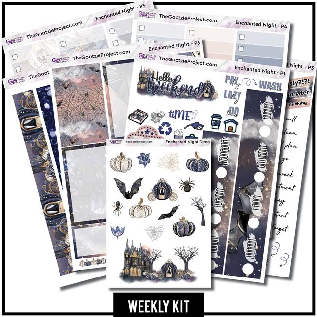 Enchanted Night Happy Planner Weekly