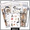 Fall Rain Happy Planner Weekly
