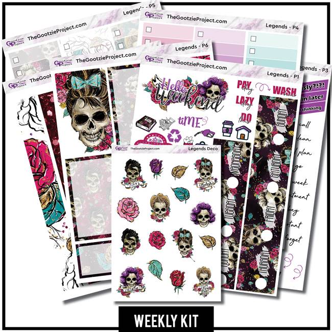 Legends Happy Planner Weekly