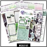 Succulents Photo Happy Planner Weekly